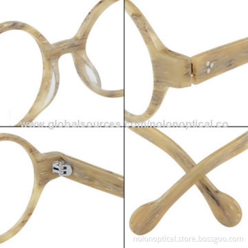 Round Asian Acetaet Optical Frame